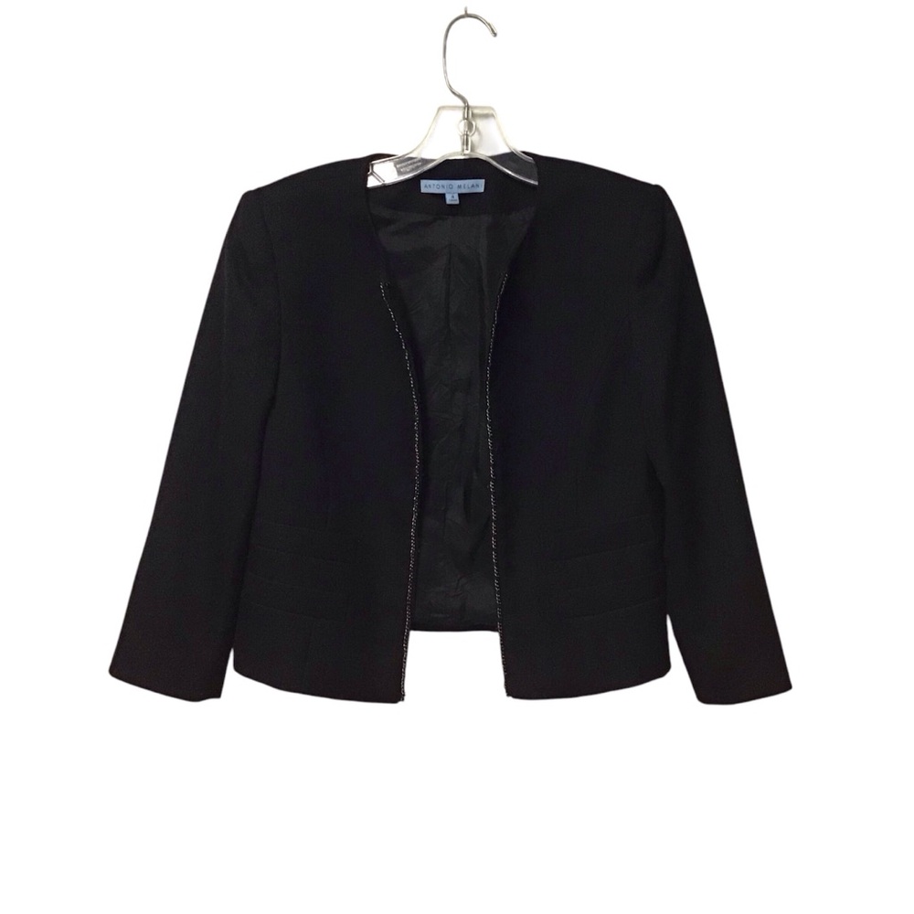 antonio melani Black Women’s Career Jacket Size 4